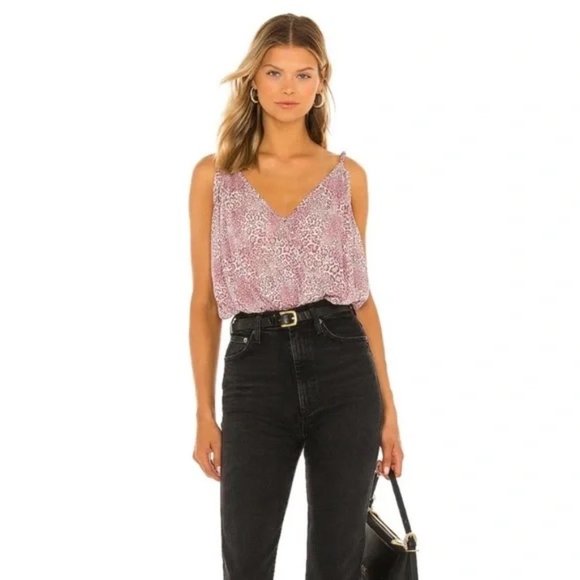 NWT Free People Siren Song Sleeveless Wrap Bodysuit with thong back sz L - Picture 7 of 7